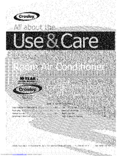 Crosley CAE6MR410A11 Use & Care Manual