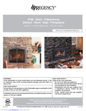 Regency Panorama P36 Owners & Installation Manual