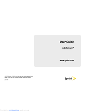 LG Sprint Remarq User Manual