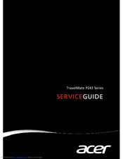Acer TravelMate P243 SERIES Service Manual