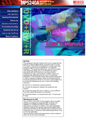 Ricoh MP5240A User Manual