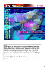 Ricoh MP7120A User Manual