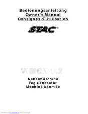 Zeck Audio STAC Vision 1.2 Owner's Manual