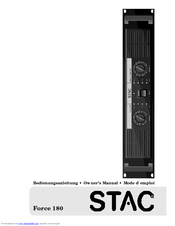 Zeck Audio STAC Force180 Owner's Manual