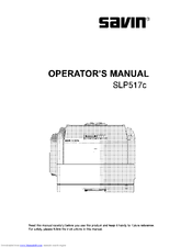 Savin SLP517C Operator's Manual