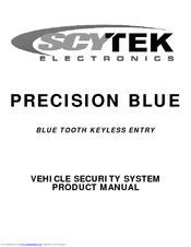 Scytek electronic Precision Blue Product Manual