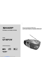Sharp QT-MP3W Operation Manual