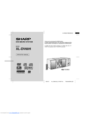 Sharp XL-DV60H Operation Manual