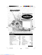 Sharp CR25S10 Operation Manual