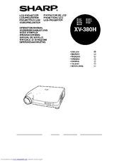 Sharp XV-380H Operation Manual
