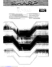 Sharp SF-825 Operation Manual