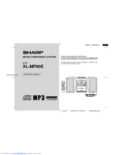 Sharp XL-MP80E Operation Manual