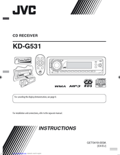 JVC KD-G531 Instructions Manual