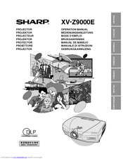 Sharp XV-Z9000E Operation Manual
