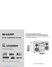 Sharp XL-UH2080H Operation Manual