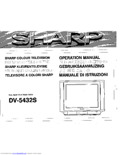 Sharp DV-5432S Operation Manual