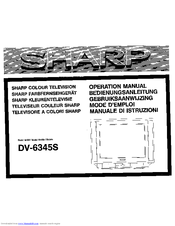 Sharp DV-6345S Manual