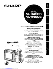 Sharp ViewCam VL-H460S Operation Manual