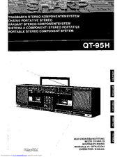 Sharp QT-95H Operation Manual