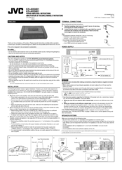 Jvc KS-AX5801 Instructions Manual