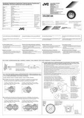 Jvc CS-DX120 Instructions