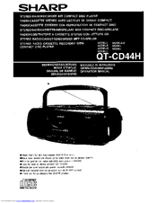 Sharp QT-CD44H Operation Manual
