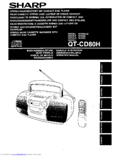 Sharp QT-CD80H Operation Manual