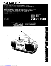 Sharp QT-CH88H Operation Manual
