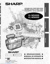 Sharp Viewcam VL-WD650S Operation Manual
