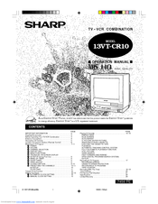 Sharp 13VT-CR10 Operation Manual