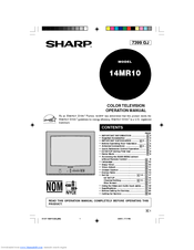 Sharp 14MR10 Operation Manual