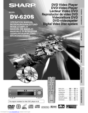 Sharp DV-620S Operation Manual