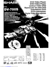 Sharp DV-700S Operation Manual
