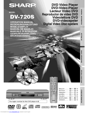 Sharp DV-720S Operation Manual