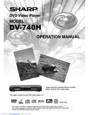 Sharp DV-740H Operation Manual
