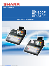 Sharp UP-800F Instruction Manual