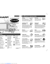 Sharp 21J-FG1RU Operation Manual