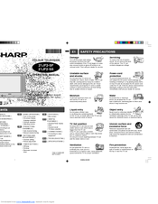 Sharp 21JF2-SF Operation Manual