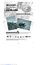 Sharp DV-SL10H Operation Manual