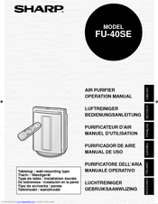 Sharp FU-40SE Operation Manual