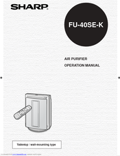 Sharp FU-40SE-K Operation Manual