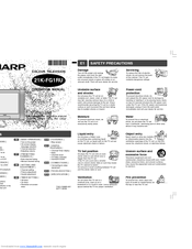 Sharp 21K-FG1RU Operation Manual