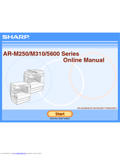 Sharp AR-5625 Online Manual