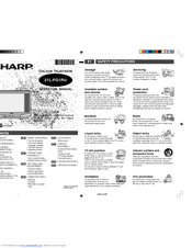 Sharp 21L-FG1RU Operation Manual
