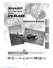 Sharp DV-SL85X Operation Manual