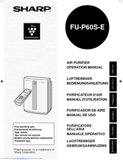 Sharp FU-P60S-E Operation Manual