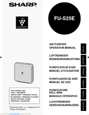 Sharp FU-S25E Operation Manual