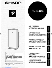 Sharp FU-S40E Operation Manual