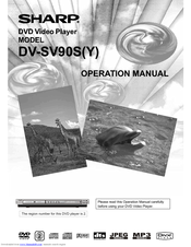 Sharp DV-SV90S(Y) Operation Manual