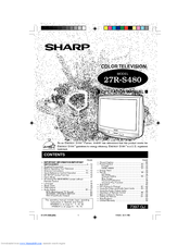 Sharp 27R-S480 Operation Manual
